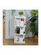 Βιβλιοθήκη White 39x39x95εκ.