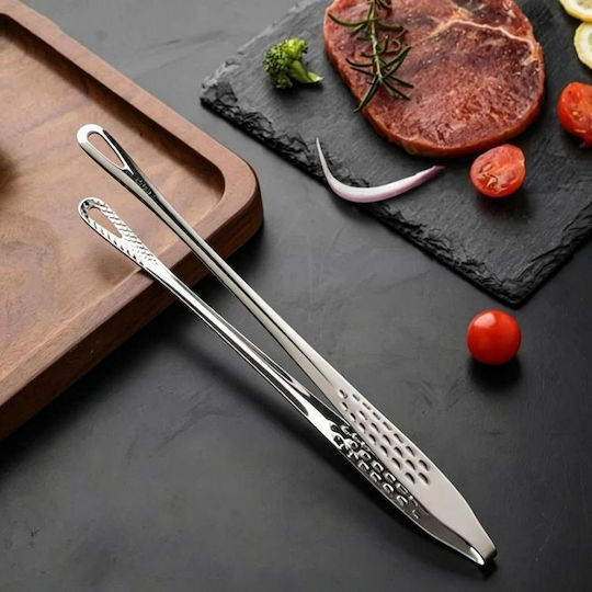 LsCook Meat Tong Stainless Steel 28cm LsCook Meat Tong Stainless Steel 28cm