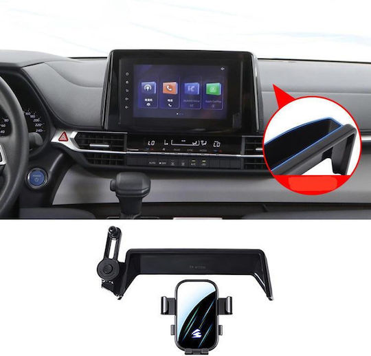 Toyota Sienna 2021-2023 Phone Mount Car Screen 8 Inch Extension Arm Black