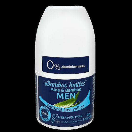 Bamboo Smiles Bamboo Αποσμητικό σε Roll-On 50ml