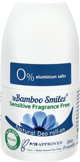 Bamboo Smiles Deodorant Roll-On Aluminium Free 50ml