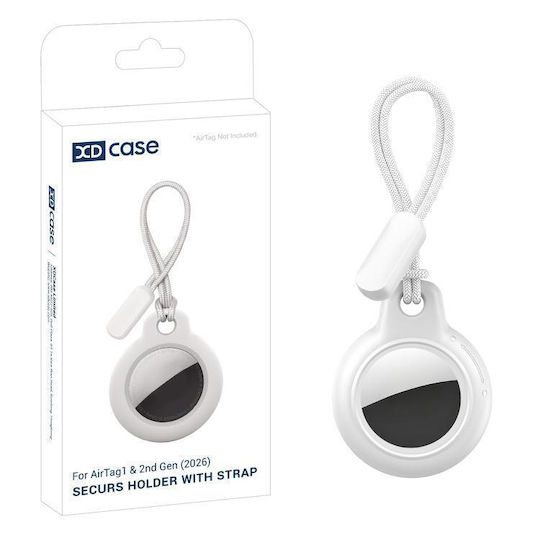 Xdcase Θήκη για AirTag σε Λευκό χρώμα