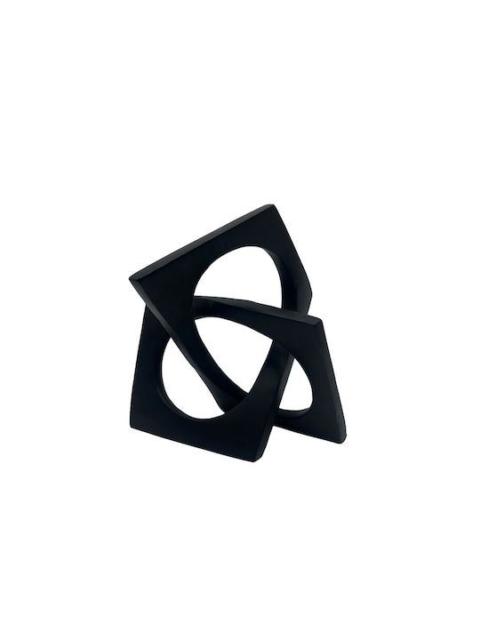 Decor Complex Nod 22x14x23cm Polirosină Negru C540566