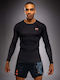 Venum Men's Long Sleeve Shirt VENUM-06240-109 for Jiu-Jitsu Black