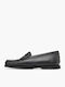 Leather Men's Loafers in Black Colour
