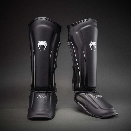 Venum Adults Black Shin Guards