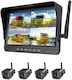 Waterproof Car Reverse Camera with Screen and Night Vision for Dodge Charger Renault Wind