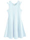 Mädchenkleid Ärmellos Blau
