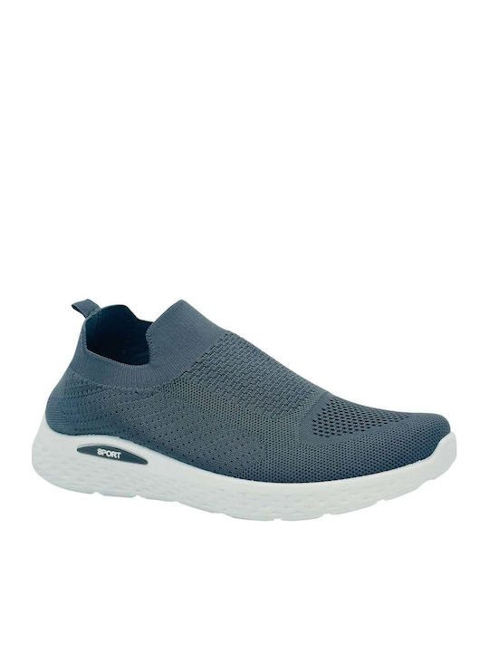 Canvas Men's Slip-Ons Grey