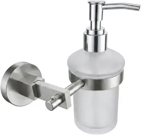Regina Mare Επιτοίχιο Dispenser Γυάλινο Ασημί