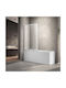 Bathtub Cabin with Foldable Door 120x150cm