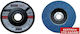 Pasco Tools Disc de Șlefuire Flap 115mm P80 10 Bucăți