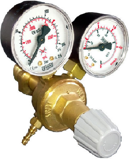 Manometru Regulatoare De Gaz Oxigen Debit Scăzut Mestriner Made In Italy