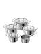 Zwilling J.A. Henckels Twin Classic Σετ Κατσαρόλες από Ανοξείδωτο Ατσάλι 5τμχ