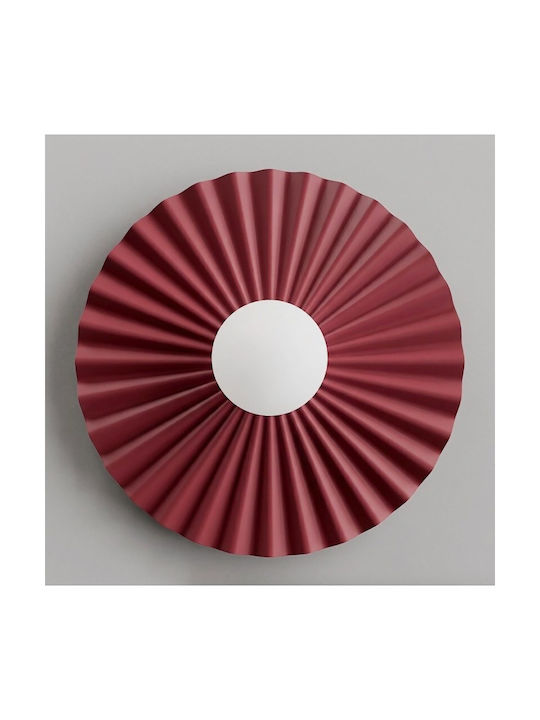 Emibig Wandleuchte L Umbra Made in Poland Φ10 Stahl & Glas Bordeaux