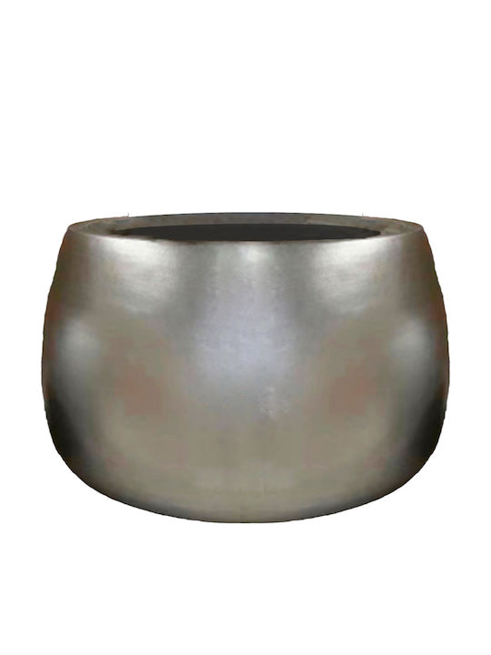 Vază Pentru Plante Mare Din Ceramică Argintie 47x35cm Schuller 504195t