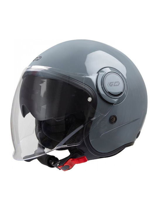 Garibaldi G21 Sunvisor Gri Cască Moto Jet ECE 2...