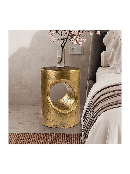 Square Side Table Metal Gold W51.5xL51.5cm