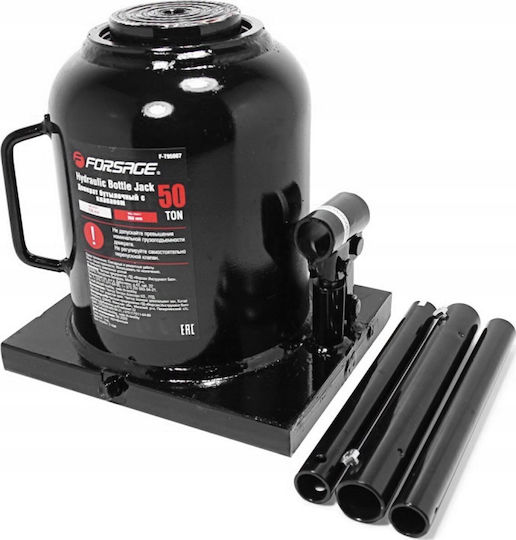 Forsage Hydraulic Bottle Jack with Lifting Height up to 36cm and Load Capacity up to 50 Tons