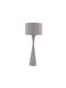 Liberta Metal Table Lamp with White Shade and Base