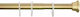 Grekon 1211 Telescopic Straight Shower Curtain Rod Aluminium Gold Φ25mm 160cm
