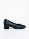 Damen Ballerinas aus Leder in Schwarz