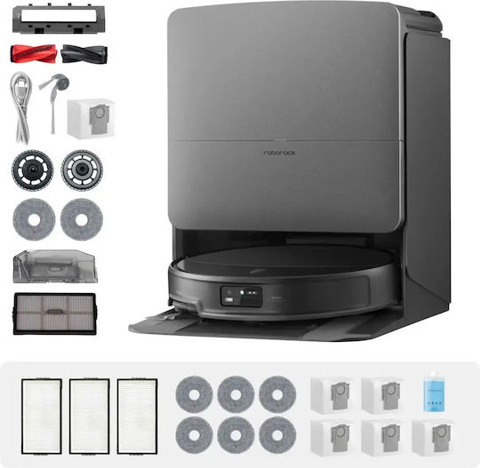 Roborock Saros 20 Complete Aspirator Robot cu Cartografiere Laser și Putere de Aspirație 36000Pa Neagră