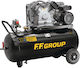 FFG Ac-b 90/3mc Hd 10759 Luftkompressor Κομπρεσέρ Αέρος Ιμάντα 3.0hp 90ltr