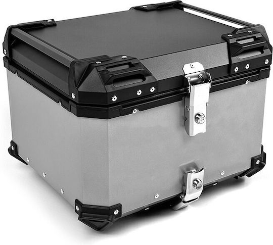 Aluminum Motorcycle Top Case 45l Black