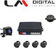 Electric Life Car Parking System with Camera / Buzzer and 4 Sensors in Black Colour