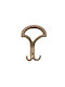 Mital Wall Hanger 3 Hooks Bronze
