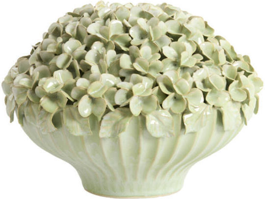 Light & Living Ceramic Vase Lirien Green H23cm