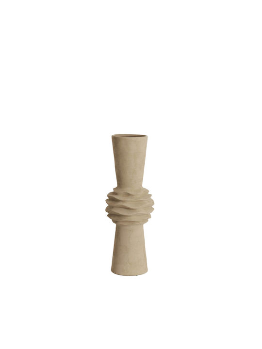Light & Living Decorative Ceramic Vase Olivora Brown H60cm