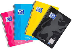 Oxford Touch Set 5 Spiral Notebooks B5 80 Blätter Quadrate