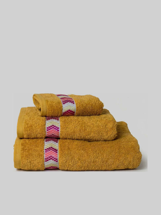 White Fabric Pollie 30x50cm Yellow Weight 600gsm