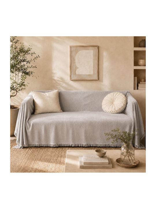 My Home Luxury Three-Seater Sofa Throw Jacquard...