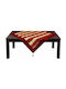 Burgundy-Gold Tablecloth 90x90cm