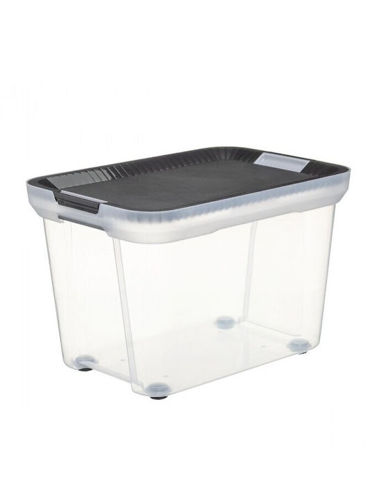 5Five Plastik Aufbewahrungsbox mit Deckel Transparent 55x38,6x37cm