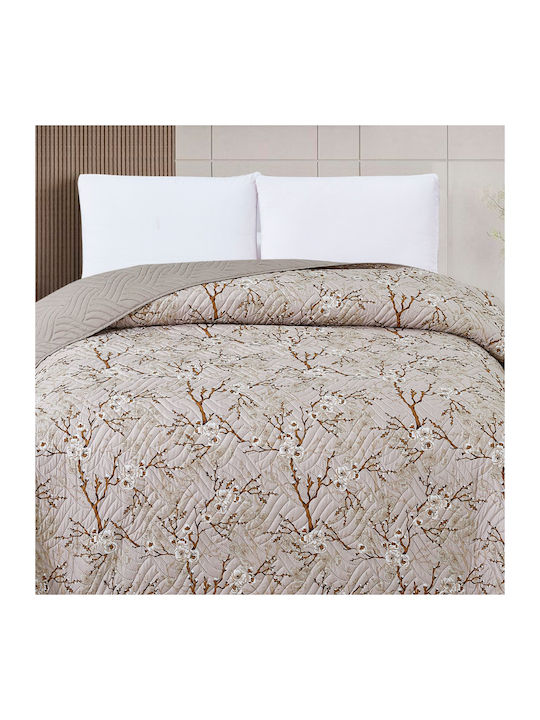 Whitegg L104 Κουβερλί Μονό Microfiber Μπεζ 160x240cm