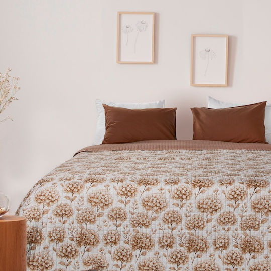 Whitegg L105 Κουβερλί Υπέρδιπλο Microfiber Λευκό 220x240cm