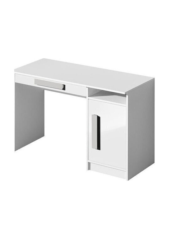Schreibtisch Merevari 100 Holz Grau mit USB-Ans...