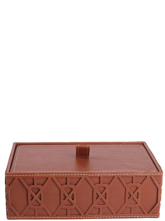 Espiel Espiel Dekorative Box Künstliches Leder 22x15x7cm Espiel Espiel Dekorative Box Künstliches Leder 22x15x7cm