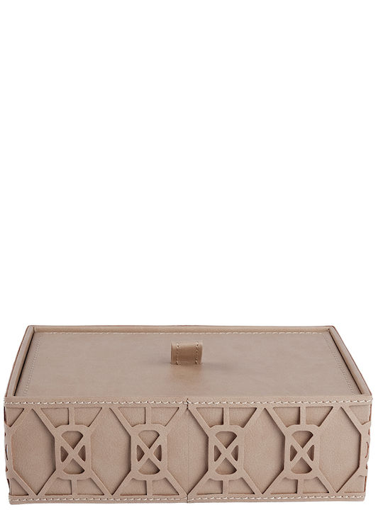 Espiel Espiel Dekorative Box Künstliches Leder 22x15x7cm Espiel Espiel Dekorative Box Künstliches Leder 22x15x7cm