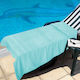 Whitegg Turquoise Microfiber Towel for Body 160x90cm
