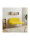 Doppelsitzer Sofa Offenes Gelb 110x60x76cm