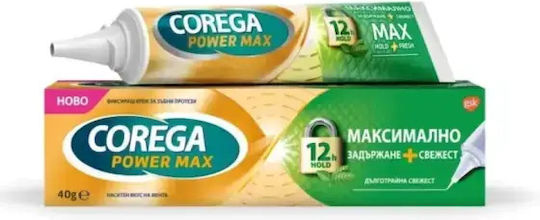 Corega Cremă Fixatoare Pentru Proteze Dentare Maximum Hold + Prospețime 40g