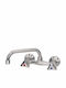 Diamond Mixing Sink Faucet Silver