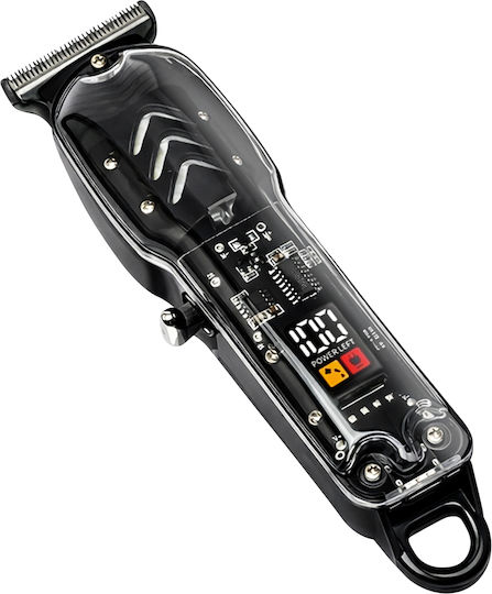 Avizar Usb-c Rechargeable Hair Clipper Digital Screen Black