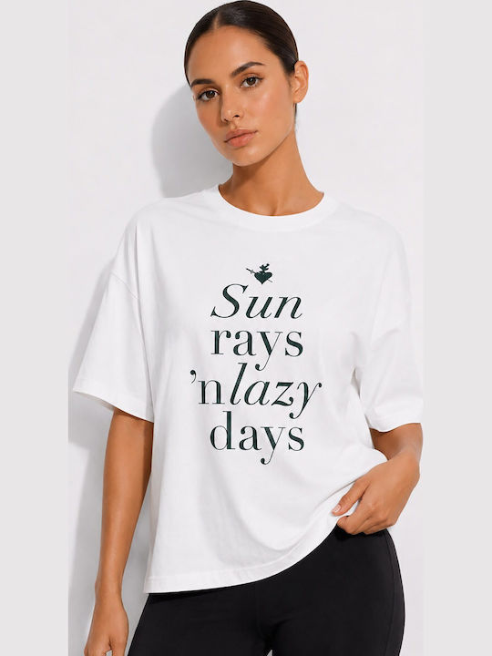 Women's Cotton Short Sleeve White Blouse