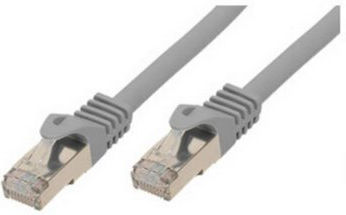 Shiverpeaks S/FTP Cat.7 (10Gbps) Καλώδιο Δικτύου Ethernet 50m Γκρι